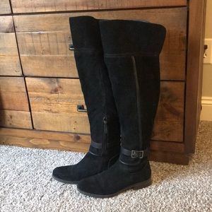 Franco Sarto knee high boot, black, size 9